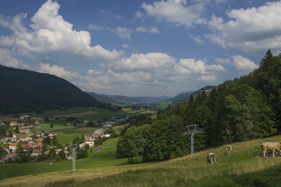 télésiège du parc de loisirs de la Robella dans le Val-de-Travers