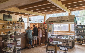 Accueil et boutique | Empfang und Boutique