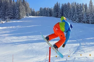 Snowboard à Robella Val-de-Travers